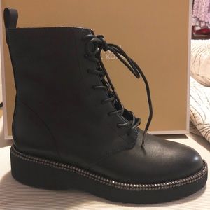 tavie suede combat boot
